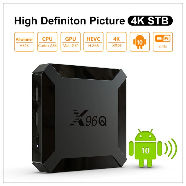 Smart Tv Box Itv Android 10.0 X96Q (1G/8G)