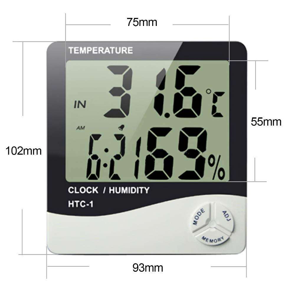 LCD Electronic Digital Temperature Humidity Meter