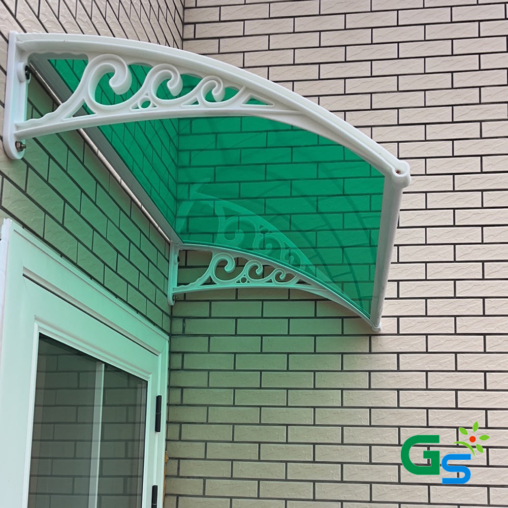 Plastic Bracket Outdoor Polycarbonate Door Window 1.5m