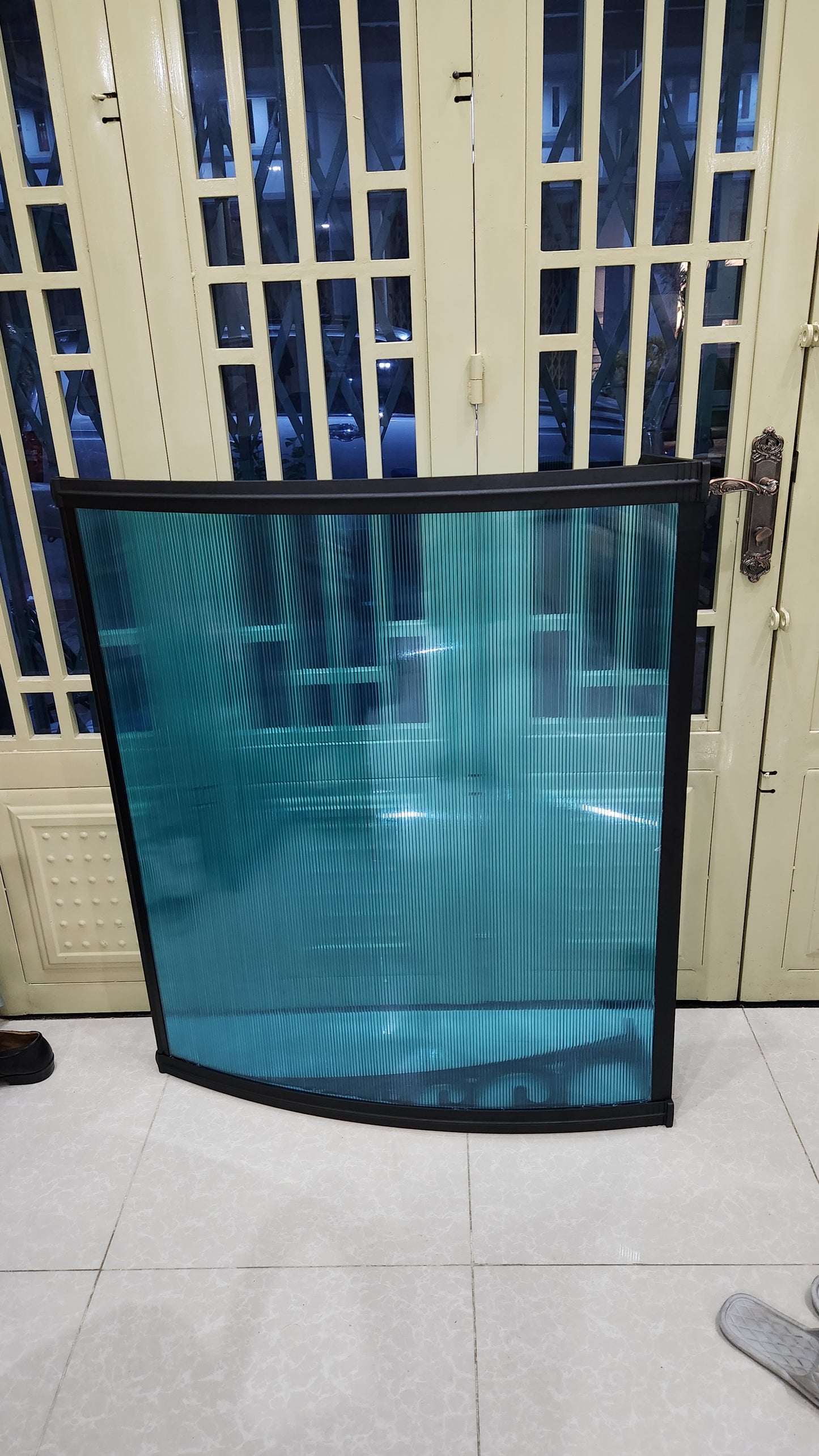 Plastic Bracket Outdoor Polycarbonate Door Window 1.5m