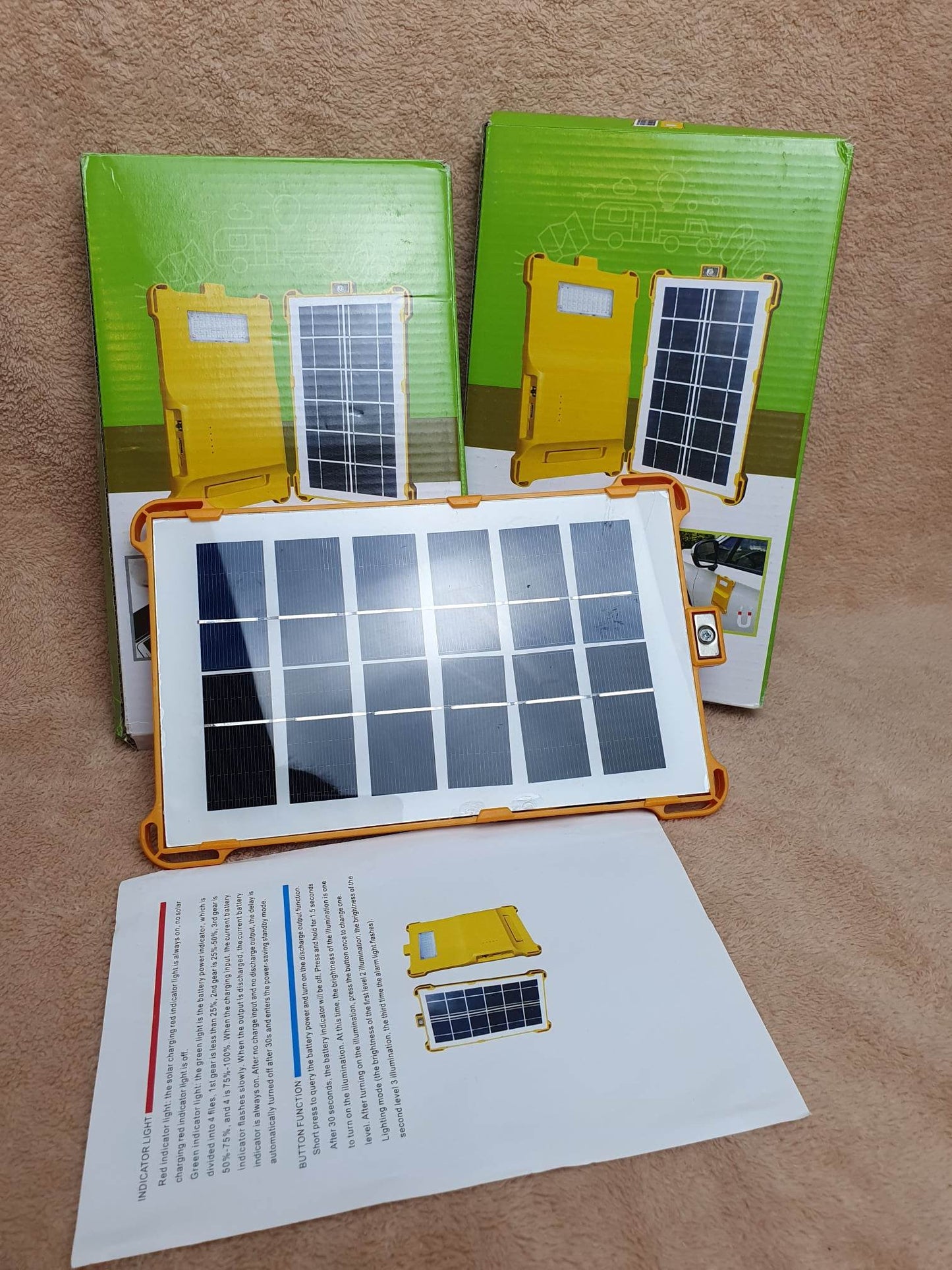 Solar Powerbank សាកពន្លឺព្រះអាទិត្យ ភ្លឺល្អ