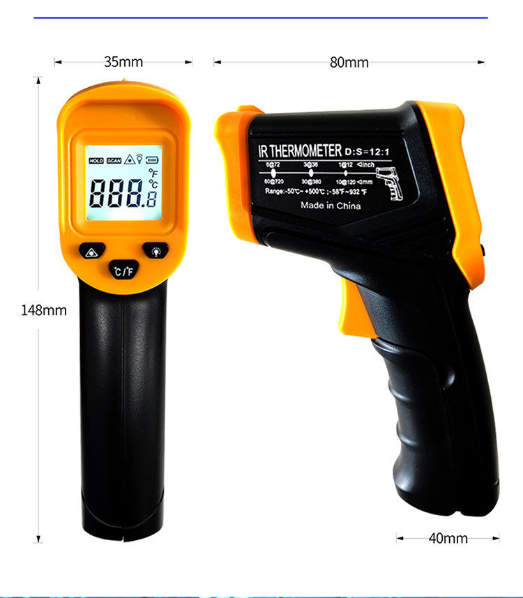 Thermometer temperature gun