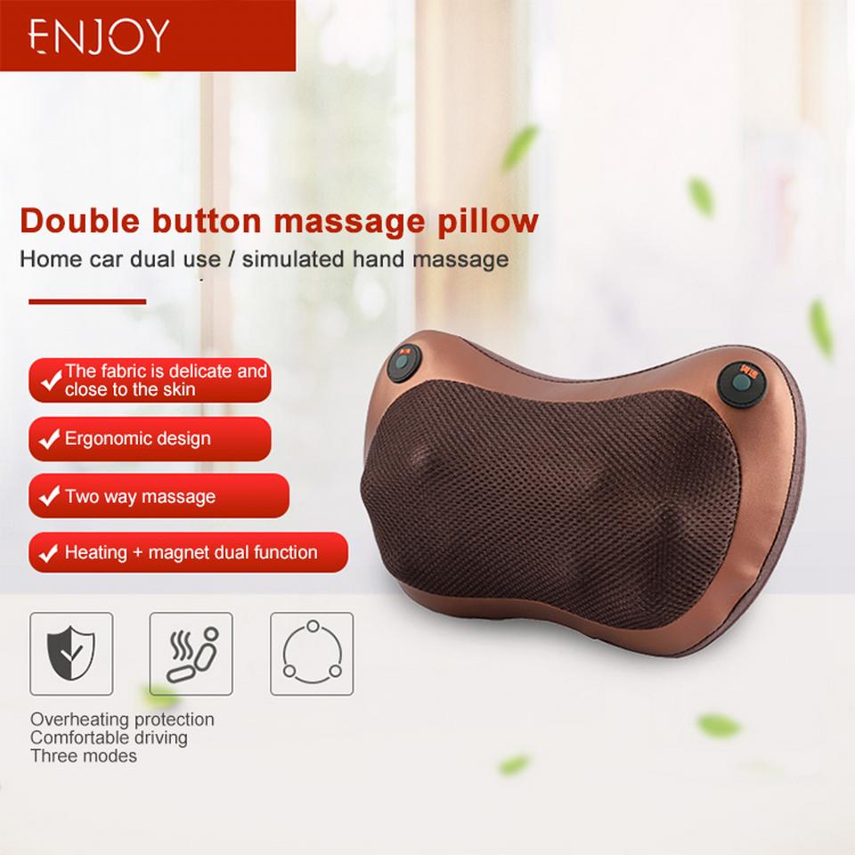 ក្នើយម៉ាស្សា ឃ្លី8គ្រាប់ - Massage Pillow