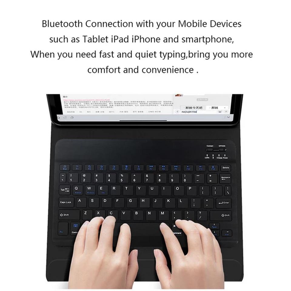 Keyboard & Mouse Blueblue & Wireless អាចប្រើបានជាមួយកុំព្យួទ័រ និងទូរស័ព្ទដៃ