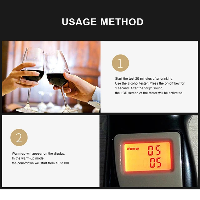 High Sensitivity Alcohol Tester ប្រដាប់វាស់ជាតិអាកុល