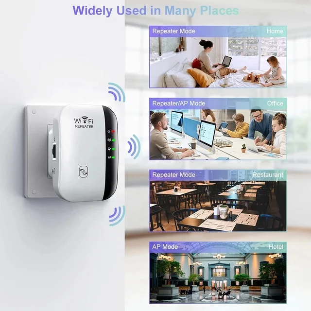 ដុំពង្រីក Wifi Repeater / Extender 300mbps