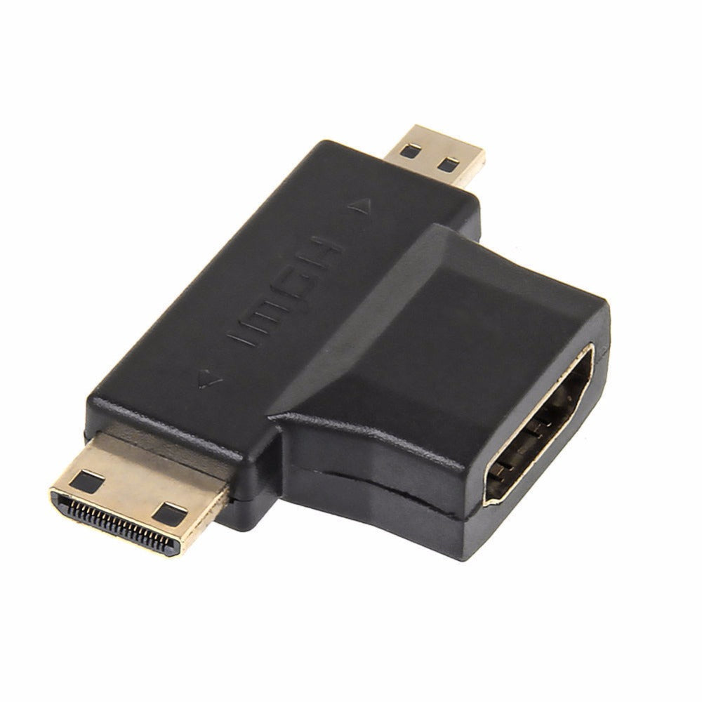 3 in 1 hdmi to mini hdmi micro hdmi adapter connector