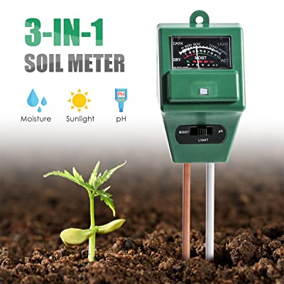 ឧបករណ៍វាស់ pH ដី - Soil pH Meter 3 in 1