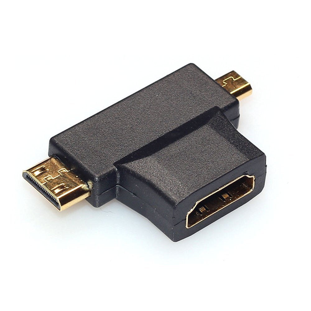 3 in 1 hdmi to mini hdmi micro hdmi adapter connector