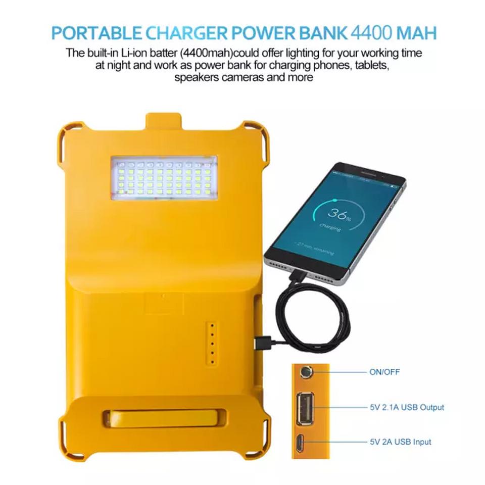 Solar Powerbank សាកពន្លឺព្រះអាទិត្យ ភ្លឺល្អ