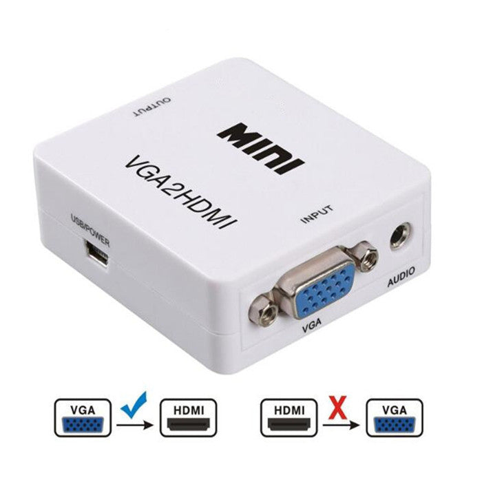 vga to hdmi mini vga2hdmi converter for pc laptop with audio