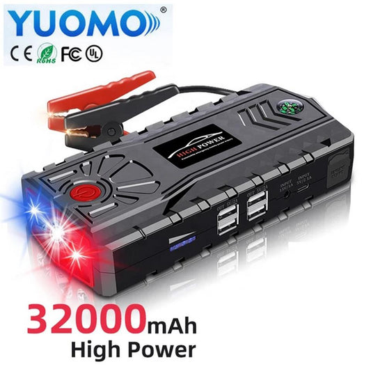 Powerbank / អាគុយ គូវឡាន កូវឡាន Car Jump Starter 12v កំលាំង 32000mAh