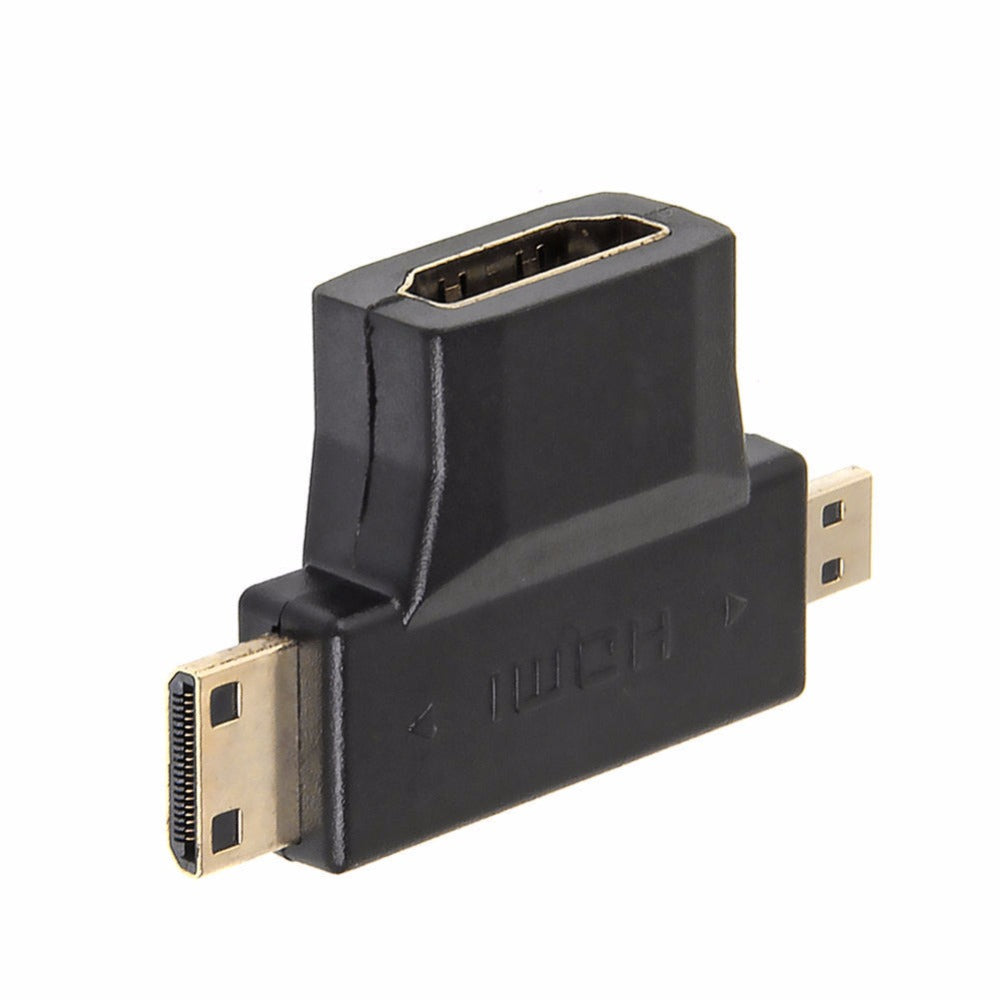 3 in 1 hdmi to mini hdmi micro hdmi adapter connector