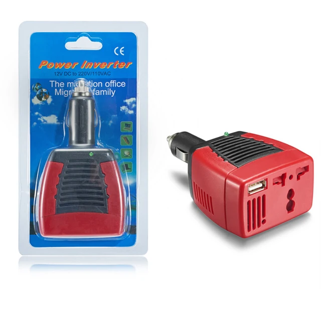 ដុំបំលែងភ្លើងរថយន្ត 220v - Converters Slot Car Inverter 12V to 220V