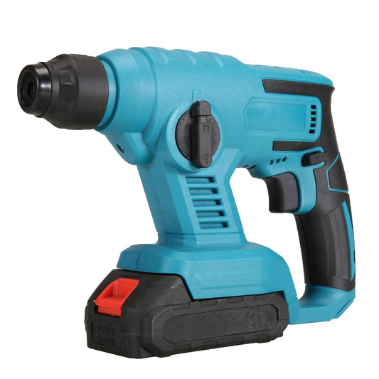 ម៉ាស៊ីនខួងប្រើថ្ម / Rechargeable Electric Hammer Impact Drill Cordless Power Tools